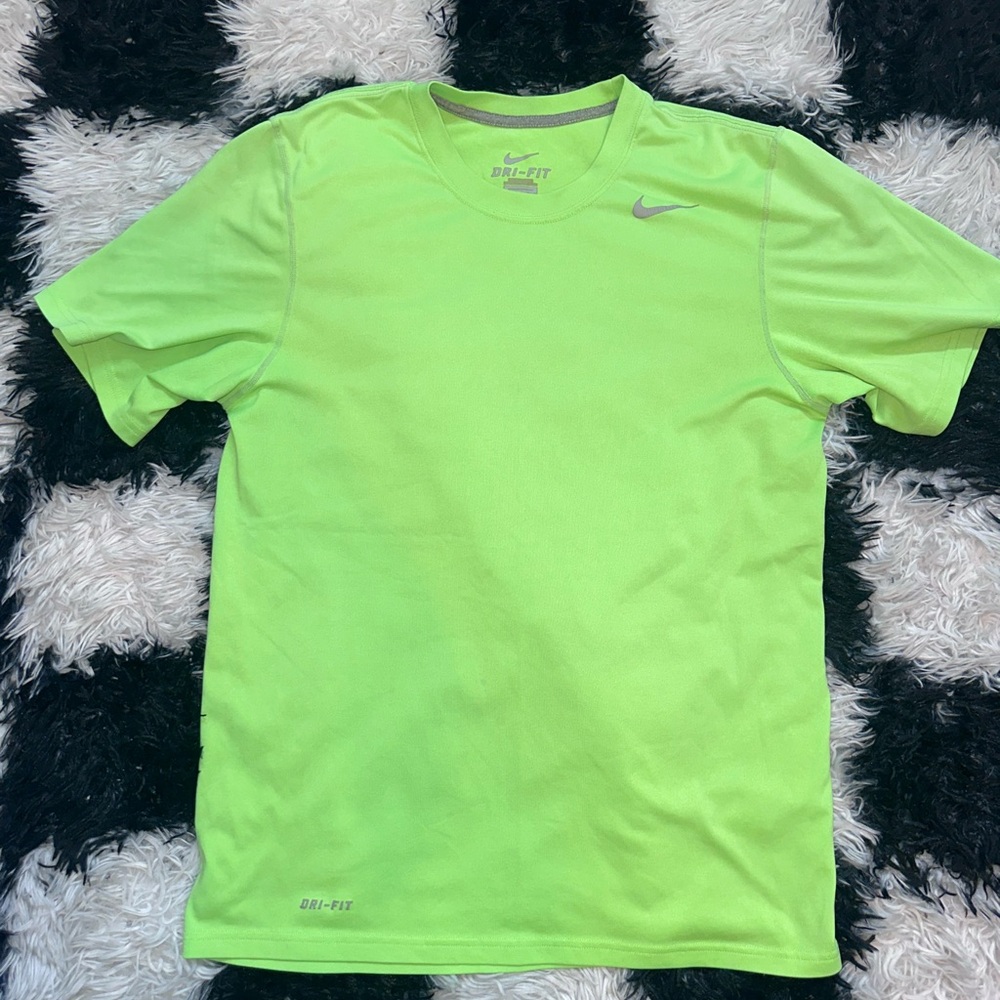 Nike Men's Bright Green Dri-FIT Tee